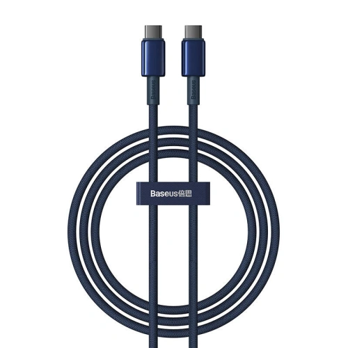 Kup Cablul Baseus Tungsten Glod USB-C / USB-C 100W 1m albastru - BSU4879 - {ean13} - Sklep Home Screen