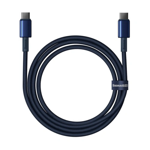 Kup Cablul Baseus Tungsten Glod USB-C / USB-C 100W 1m albastru - BSU4879 - {ean13} - Sklep Home Screen