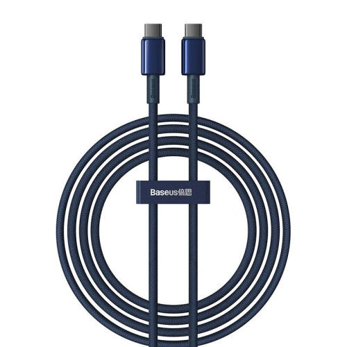 Kup Cablul Baseus Tungsten Glod USB-C / USB-C 100W 2m albastru - BSU4880 - {ean13} - Sklep Home Screen