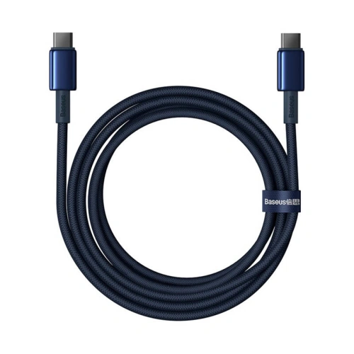 Kup Cablul Baseus Tungsten Glod USB-C / USB-C 100W 2m albastru - BSU4880 - {ean13} - Sklep Home Screen