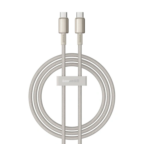 Kup Cablu Baseus Tungsten Glod USB-C / USB-C 100W 1m auriu - BSU4881 - {ean13} - Sklep Home Screen