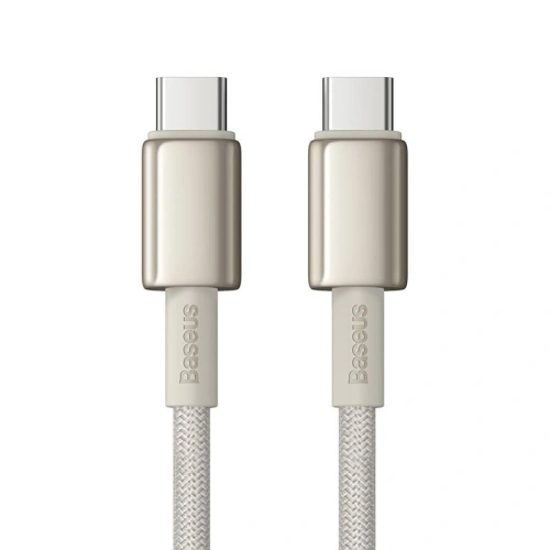 Kup Cablu Baseus Tungsten Glod USB-C / USB-C 100W 1m auriu - BSU4881 - {ean13} - Sklep Home Screen