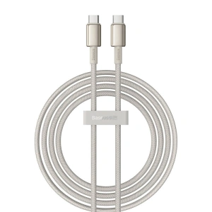 Buy Baseus Tungsten Glod cable USB-C / USB-C 100W 2m gold - BSU4882 - {ean13} - Home Screen Store Europe