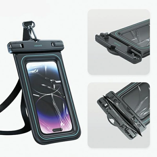 Kup Wasserdichte Hülle USAMS US-YD013 für 6,7" IP68 schwarz/black - USA1097 - {ean13} - Sklep Home Screen