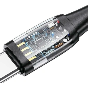 Kup Kabel USAMS US-SJ645 U85 USB-A+USB-C/USB-C, Lightning, microUSB 6w1 1,2m 100W PD Fast Charge černý/black - USA1098 - {ean13} - Sklep Home Screen