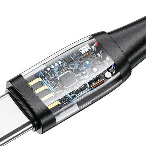 Kup Cablul USAMS US-SJ645 U85 USB-A+USB-C/USB-C, Lightning, microUSB 6w1 1,2m 100W PD Încărcare Rapidă negru/black - USA1098 - {ean13} - Sklep Home Screen