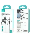 Kup Cablul USAMS US-SJ645 U85 USB-A+USB-C/USB-C, Lightning, microUSB 6w1 1,2m 100W PD Încărcare Rapidă negru/black - USA1098 - {ean13} - Sklep Home Screen