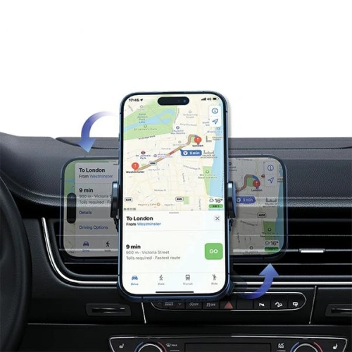 Kup Suport auto pentru grilă USAMS US-ZJ077 rotativ negru/black - USA1100 - {ean13} - Sklep Home Screen