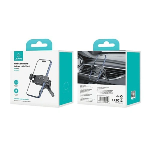 Kup Suport auto pentru grilă USAMS US-ZJ077 rotativ negru/black - USA1100 - {ean13} - Sklep Home Screen