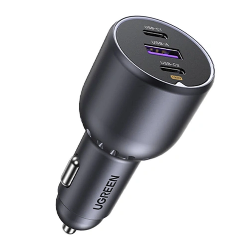 Kup Automobilová nabíječka UGREEN EC705 USB-A, 2xUSB-C PD QC 3.0 130W černá - UGR1825 - {ean13} - Sklep Home Screen