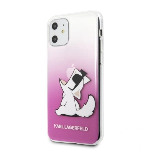 Kup Karl Lagerfeld KLHCN61CFNRCPI iPhone 11 hardcase rózsaszín/pink Choupette Fun - KLD139PNK - {ean13} - Sklep Home Screen