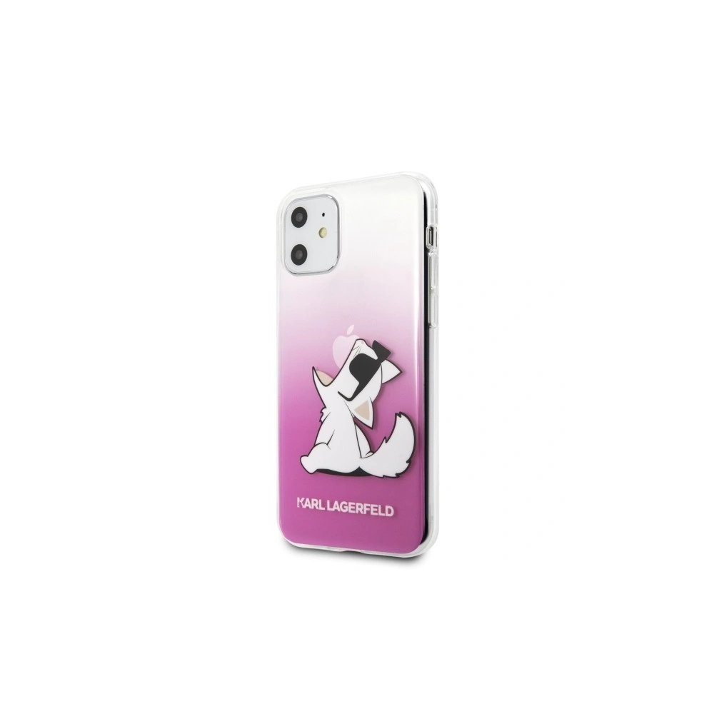 Karl Lagerfeld KLHCN61CFNRCPI iPhone 11 hardcase różowy/pink Choupette Fun