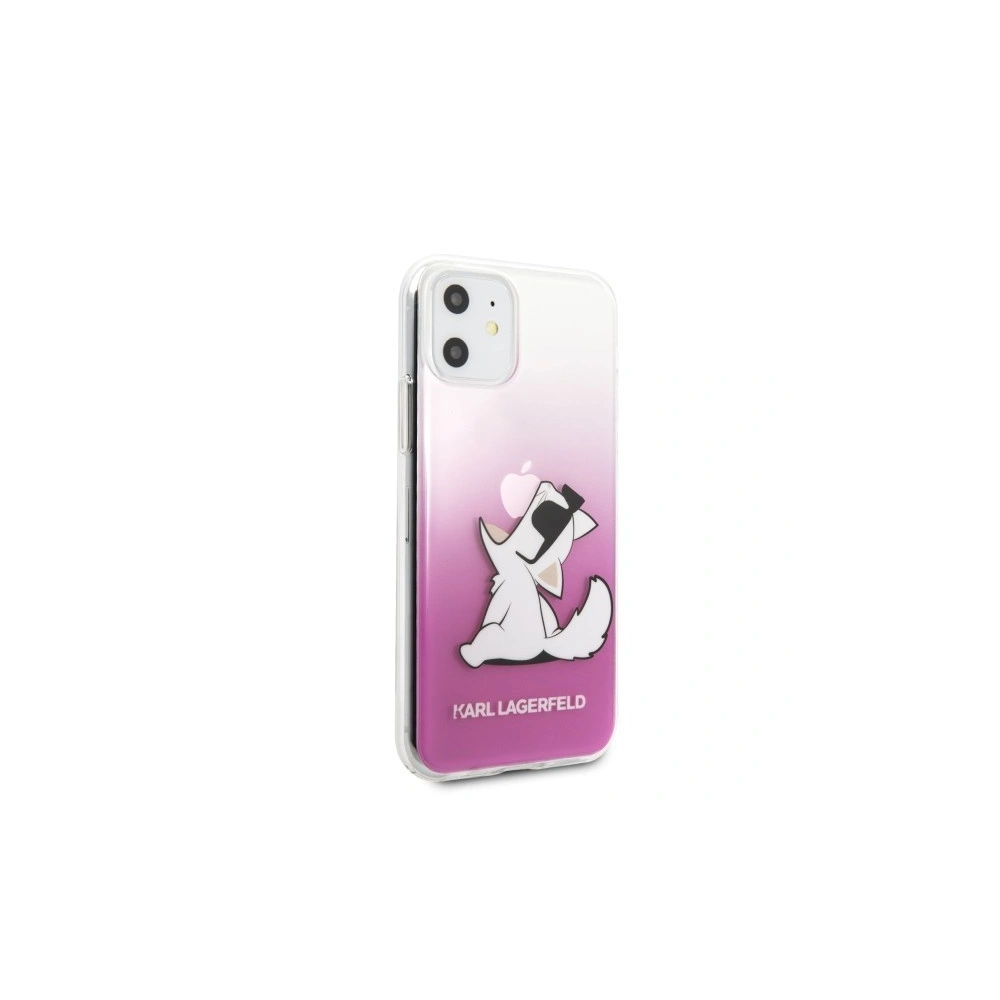 Karl Lagerfeld KLHCN61CFNRCPI iPhone 11 hardcase różowy/pink Choupette Fun