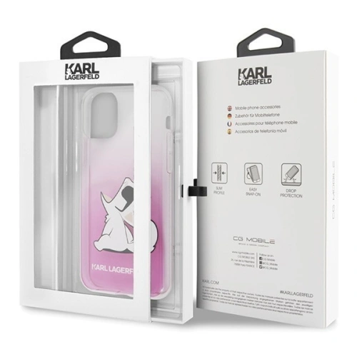 Kup Karl Lagerfeld KLHCN61CFNRCPI iPhone 11 hardcase różowy/pink Choupette Fun - KLD139PNK - {ean13} - Sklep Home Screen