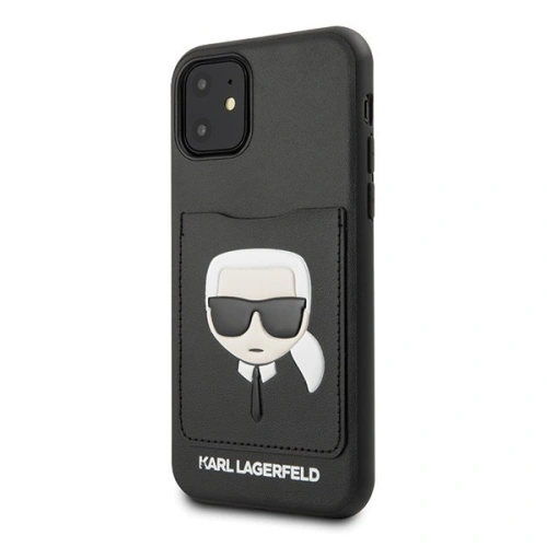 Kup Karl Lagerfeld KLHCN61CSKCBK iPhone 11 Hartschalenetui schwarz/schwarz - KLD140BLK - {ean13} - Sklep Home Screen