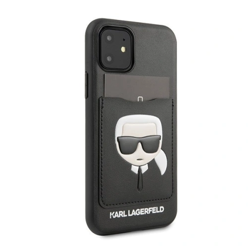 Kup Karl Lagerfeld KLHCN61CSKCBK iPhone 11 Hartschalenetui schwarz/schwarz - KLD140BLK - {ean13} - Sklep Home Screen