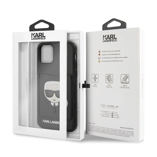 Kup Karl Lagerfeld KLHCN61CSKCBK iPhone 11 Hartschalenetui schwarz/schwarz - KLD140BLK - {ean13} - Sklep Home Screen