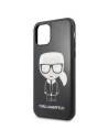 Kup Karl Lagerfeld KLHCN61DLFKBK iPhone 11 negru/black hard case Iconic Karl Glitter - KLD141BLK - {ean13} - Sklep Home Screen