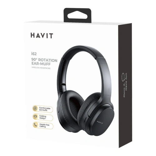 Kup HAVIT I62 vezeték nélküli fejhallgató Bluetooth 5.1 fekete - HVT286 - {ean13} - Sklep Home Screen