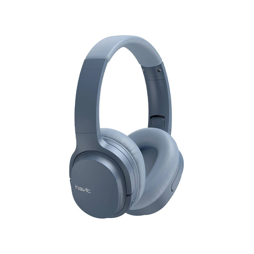 Słuchawki bezprzewodowe nauszne HAVIT I62 Bluetooth 5.1 niebieskie