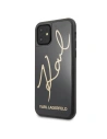 Kup Karl Lagerfeld KLHCN61DLKSBK iPhone 11 schwarz/schwarz Hartschalenetui Signature Glitter - KLD142BLK - {ean13} - Sklep Home Screen