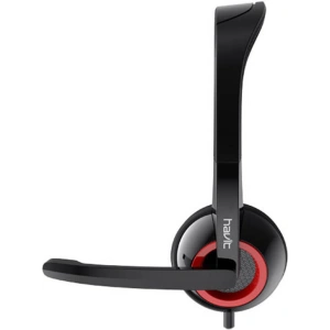 Kup Kabelgebundene Over-Ear Kopfhörer HAVIT H202D mit integriertem Mikrofon in Schwarz - HVT296 - {ean13} - Sklep Home Screen