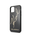 Kup Karl Lagerfeld KLHCN61DLKSBK iPhone 11 schwarz/schwarz Hartschalenetui Signature Glitter - KLD142BLK - {ean13} - Sklep Home Screen