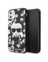Karl Lagerfeld KLHCN61FLFBBK iPhone 11 black Flower Ikonik Karl