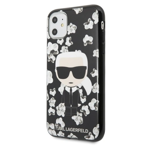 Buy Karl Lagerfeld KLHCN61FLFBBK iPhone 11 black Flower Ikonik Karl - KLD143BLK - {ean13} - Home Screen Store Europe