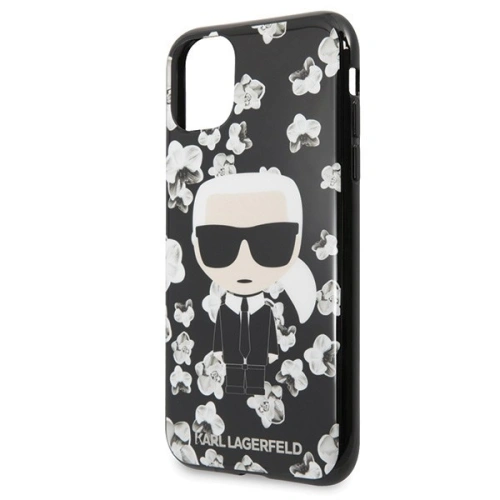 Buy Karl Lagerfeld KLHCN61FLFBBK iPhone 11 black Flower Ikonik Karl - KLD143BLK - {ean13} - Home Screen Store Europe