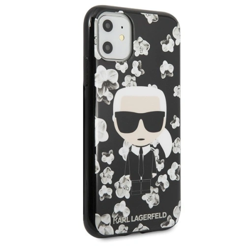 Buy Karl Lagerfeld KLHCN61FLFBBK iPhone 11 black Flower Ikonik Karl - KLD143BLK - {ean13} - Home Screen Store Europe