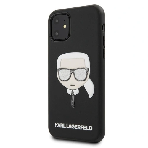 Kup Karl Lagerfeld KLHCN61GLBK iPhone 11 černý/black Iconik Embossed & Glitter - KLD144BLK - {ean13} - Sklep Home Screen