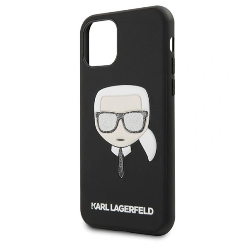 Kup Karl Lagerfeld KLHCN61GLBK iPhone 11 černý/black Iconik Embossed & Glitter - KLD144BLK - {ean13} - Sklep Home Screen