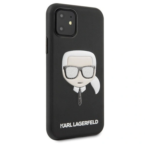 Kup Karl Lagerfeld KLHCN61GLBK iPhone 11 černý/black Iconik Embossed & Glitter - KLD144BLK - {ean13} - Sklep Home Screen