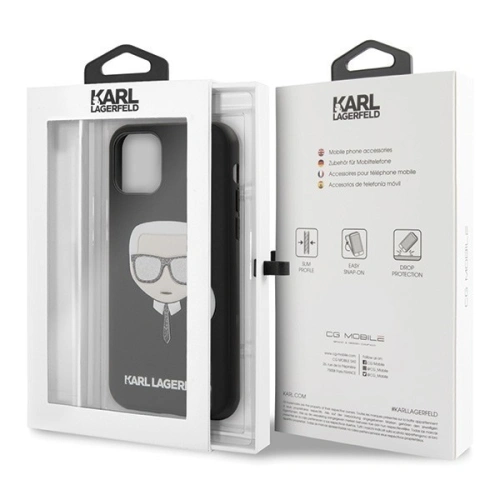 Kup Karl Lagerfeld KLHCN61GLBK iPhone 11 černý/black Iconik Embossed & Glitter - KLD144BLK - {ean13} - Sklep Home Screen