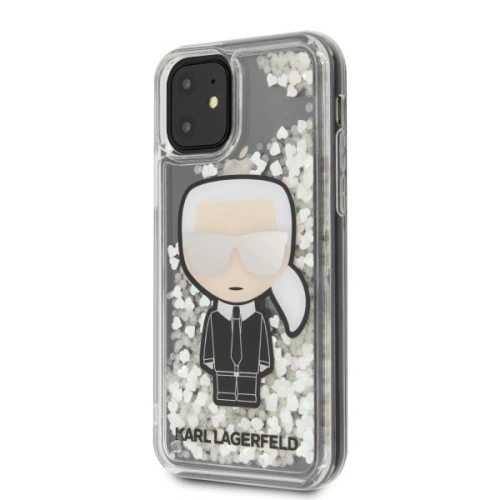Buy Karl Lagerfeld KLHCN61GLGIRKL iPhone 11 hardcase Ikonik Glitter Glow in the dark - KLD145 - {ean13} - Home Screen Store Europe