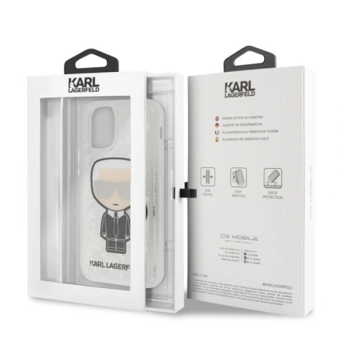 Buy Karl Lagerfeld KLHCN61GLGIRKL iPhone 11 hardcase Ikonik Glitter Glow in the dark - KLD145 - {ean13} - Home Screen Store Europe