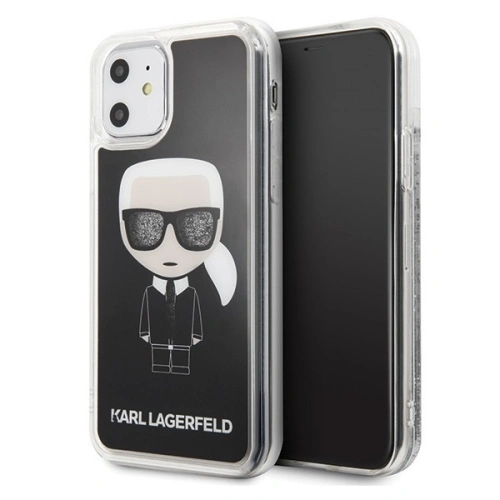 Buy Karl Lagerfeld KLHCN61ICGBK iPhone 11 black Iconic Glitter - KLD146 - {ean13} - Home Screen Store Europe