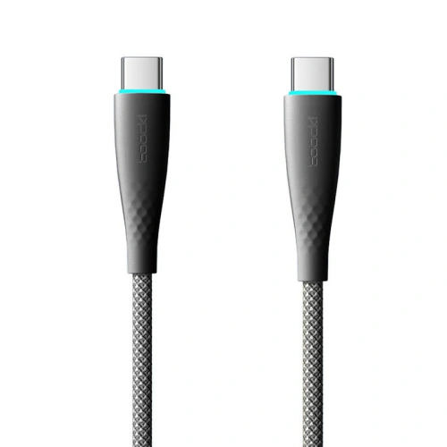 Kup Kábel Toocki TXCTT1- BMH01-B USB-C / USB-C 1m PD FC 100W fekete - TCK125 - {ean13} - Sklep Home Screen