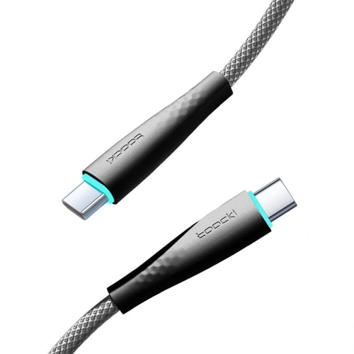 Kup Kábel Toocki TXCTT1- BMH01-B USB-C / USB-C 1m PD FC 100W fekete - TCK125 - {ean13} - Sklep Home Screen