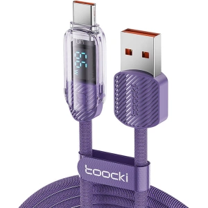 Kup Kabel Toocki TXCTYX05-P USB-A / USB-C 1m FC 66W lila - TCK126 - {ean13} - Sklep Home Screen