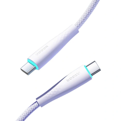 Kup Kabel Toocki TXCTT1- BMH01-P USB-C / USB-C 1m PD FC 100W fialový - TCK128 - {ean13} - Sklep Home Screen