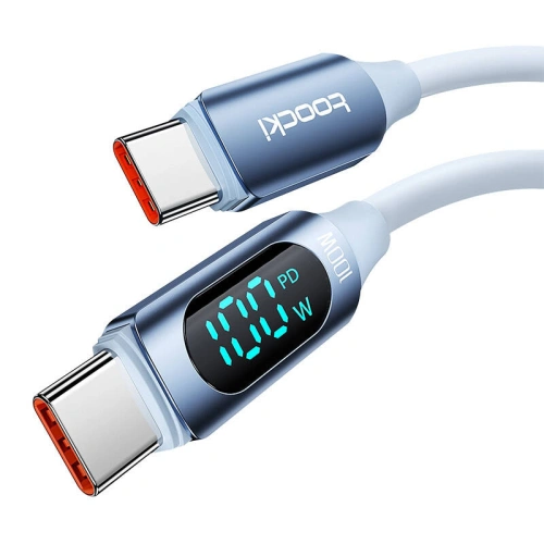 Kup Kabel Toocki TXCTT1- XX04-B2 USB-C / USB-C 2m FC 100W albastru - TCK129 - {ean13} - Sklep Home Screen