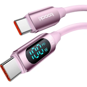Kup Cablu Toocki TXCTT1- XX04-B2 USB-C / USB-C 2m FC 100W rozpink - TCK130 - {ean13} - Sklep Home Screen
