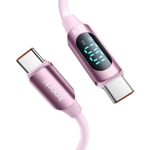 Kup Kabel Toocki TXCTT1- XX04-B2 USB-C / USB-C 2m FC 100W rosa - TCK130 - {ean13} - Sklep Home Screen