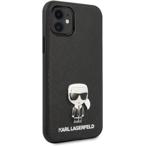 Kup Karl Lagerfeld KLHCN61IKFBMBK iPhone 11 kemény tok fekete/szürke Saffiano Ikonik - KLD147BLK - {ean13} - Sklep Home Screen