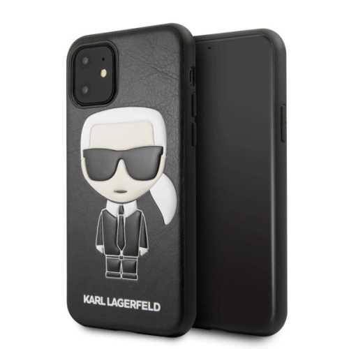 Buy Karl Lagerfeld KLHCN61IKPUBK iPhone 11 hardcase black Iconic Karl Embossed - KLD148BLK - {ean13} - Home Screen Store Europe