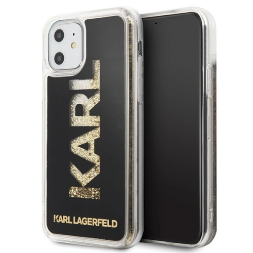 Kup Karl Lagerfeld KLHCN61KAGBK iPhone 11 černý/black Karl logo Glitter - KLD149BLK - {ean13} - Sklep Home Screen