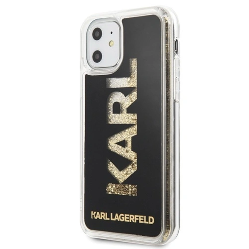 Kup Karl Lagerfeld KLHCN61KAGBK iPhone 11 schwarz/schwarz Karl logo Glitter - KLD149BLK - {ean13} - Sklep Home Screen