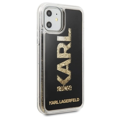 Kup Karl Lagerfeld KLHCN61KAGBK iPhone 11 schwarz/schwarz Karl logo Glitter - KLD149BLK - {ean13} - Sklep Home Screen